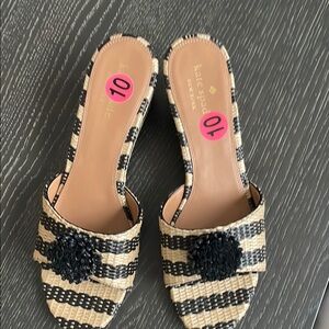 Kate Spade Women's Linda Striped Wedge Sandals